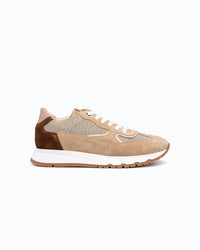 KYOTO - Velour sneakers - Oat