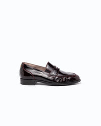 BOSTON - Leather loafers - Bordeaux