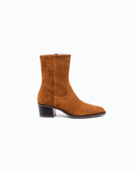 SIENA - Bottines en daim - Camel