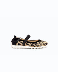 ANDALUSIA - Woven ballet flat - Black