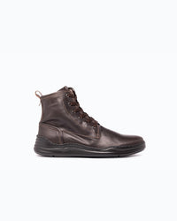 BROOKLYN - Leather ankle boots - Dark brown