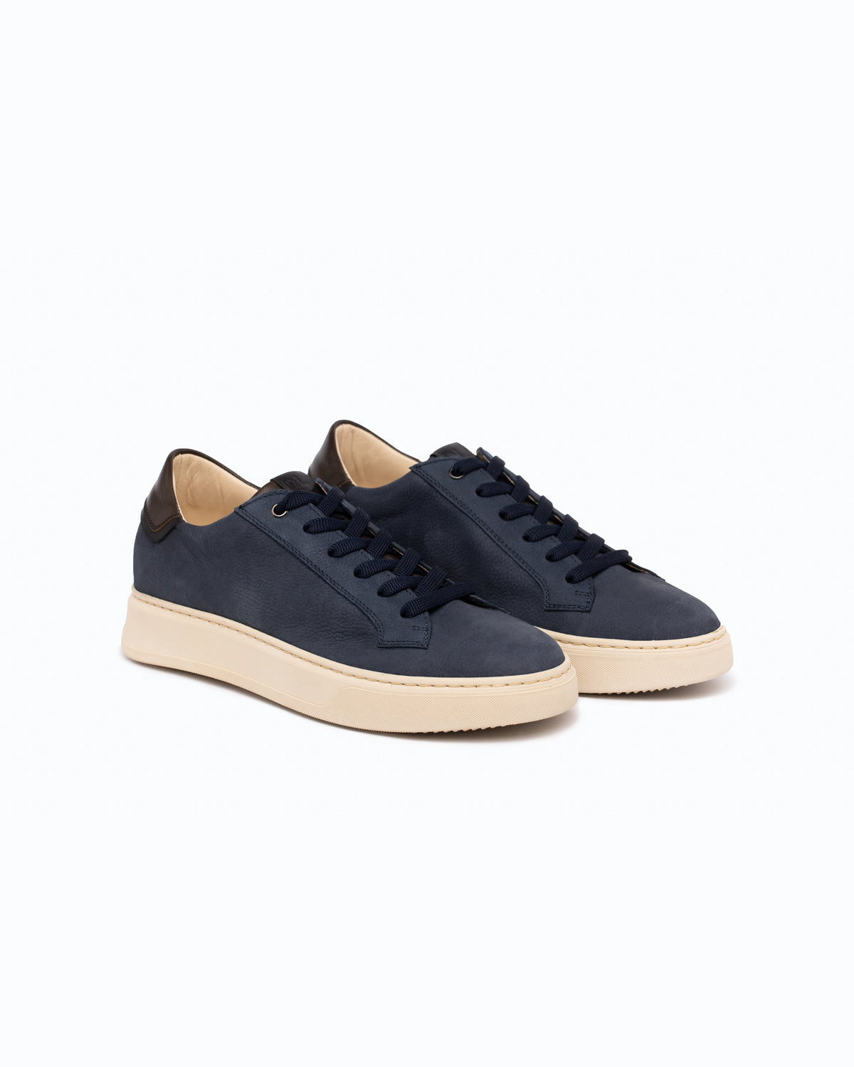 CAMARGUE - Baskets en nubuck - Bleu 