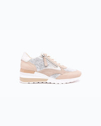 KYOTO - Sneakers in pelle - Corda e Argento