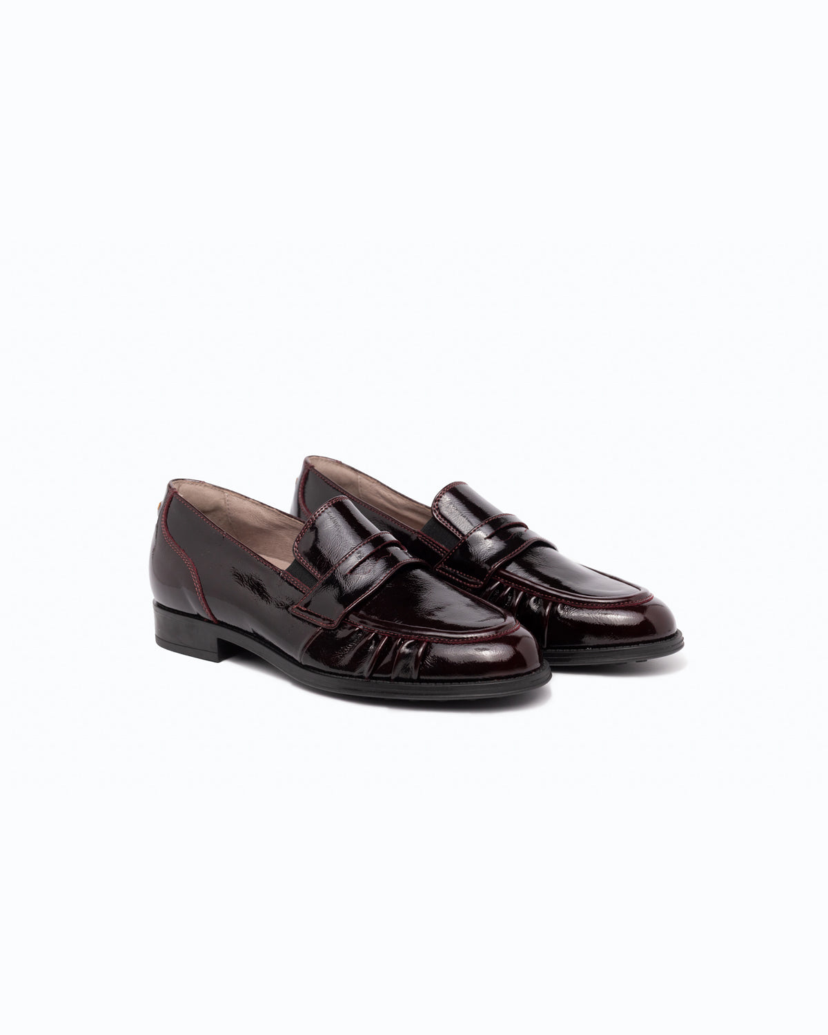BOSTON - Leather loafers - Bordeaux