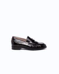 BOSTON - Leather loafers - Black