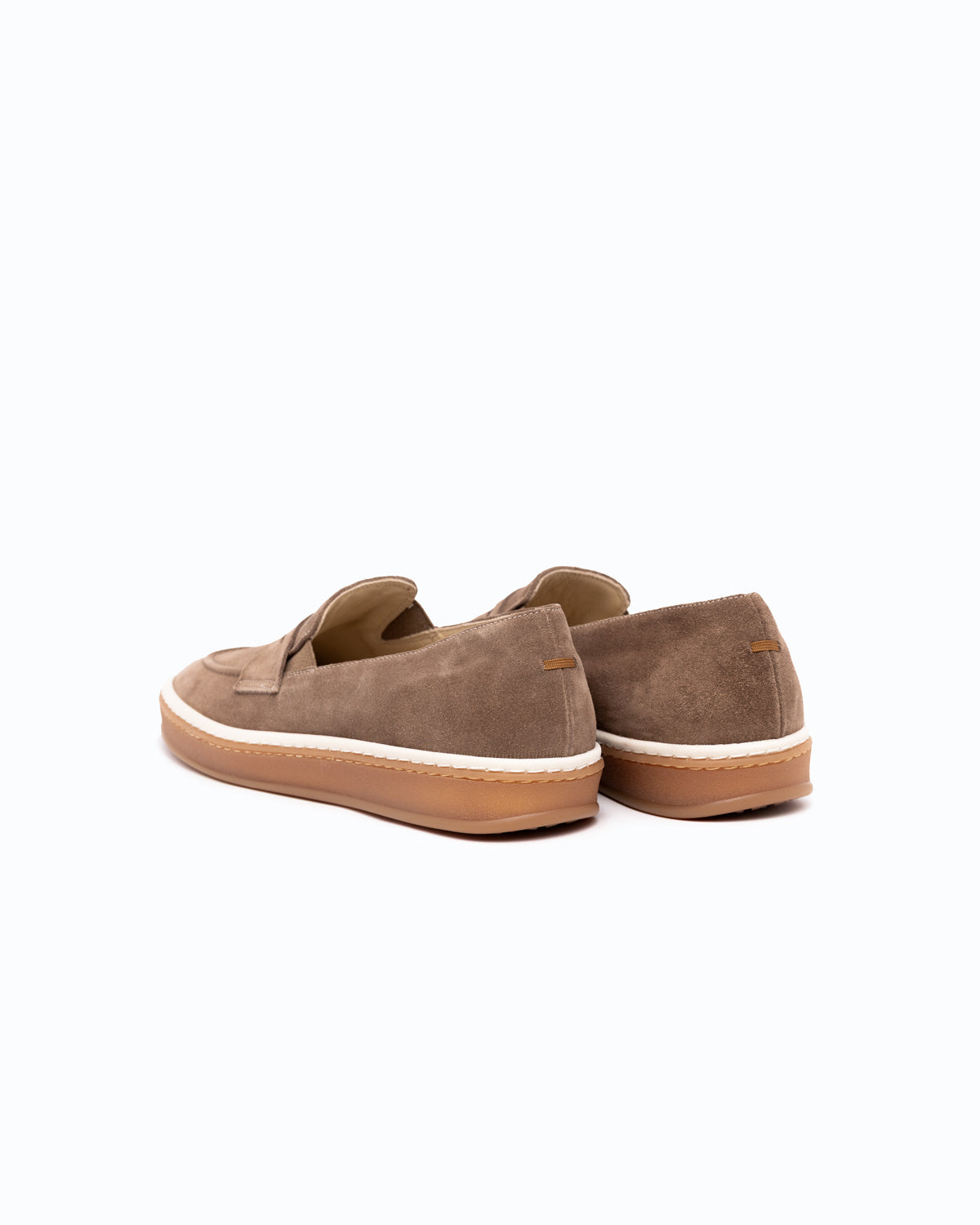 SANTIAGO - Mocassin en velours - Sable