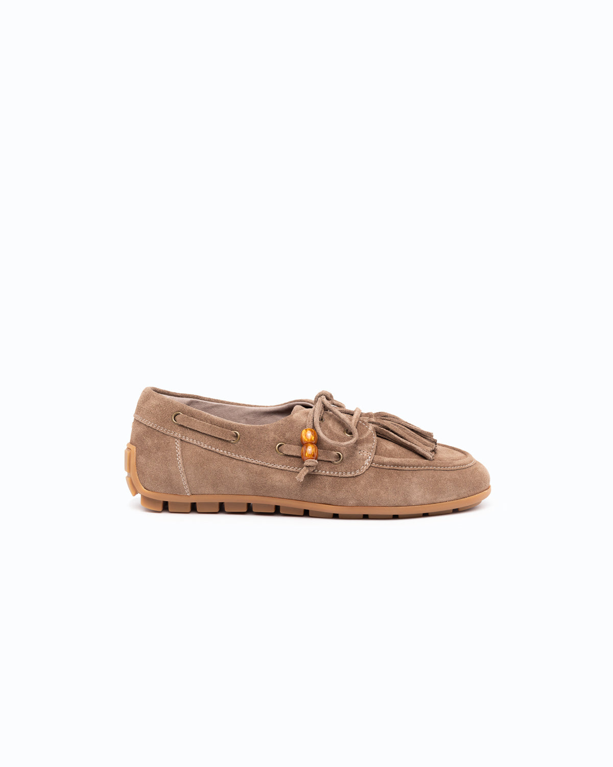 SANTIAGO - Chaussure en velours - Sable